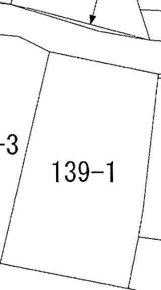 秋田県鹿角市花輪字荒屋敷139-1の売地の敷地図