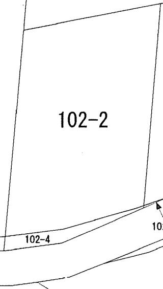 秋田県大館市岩瀬字代野102-2の売地の敷地図