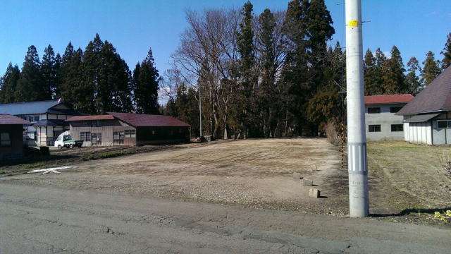 秋田県鹿角市花輪字八幡館の売地の写真