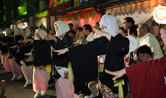 盆踊りの風景